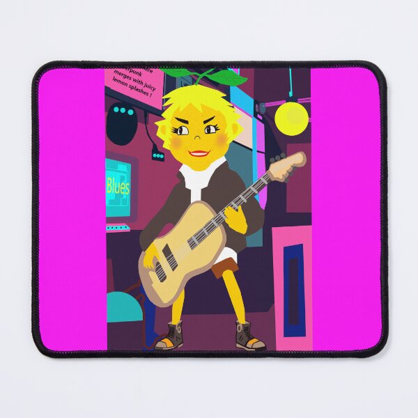 Item preview, Cyber Lemon Rocker with Guitar designed and sold by Felia001.