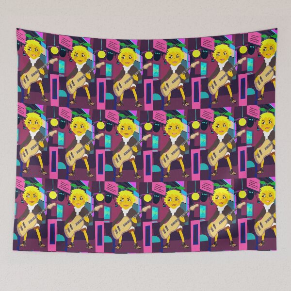 Item preview, Cyber Lemon Rocker with Guitar designed and sold by Felia001.