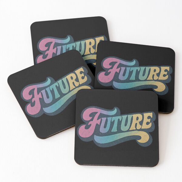 Item preview, FUTURE – Retro 70s Script with groovy Vibes designed and sold by Shoot-The-Moon.