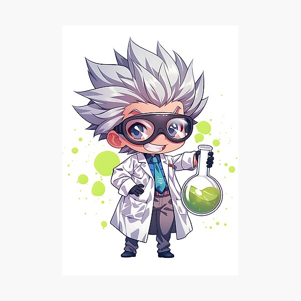 Item preview, Funny Scientist - Crazy Cartoon Professor designed and sold by bapupa.