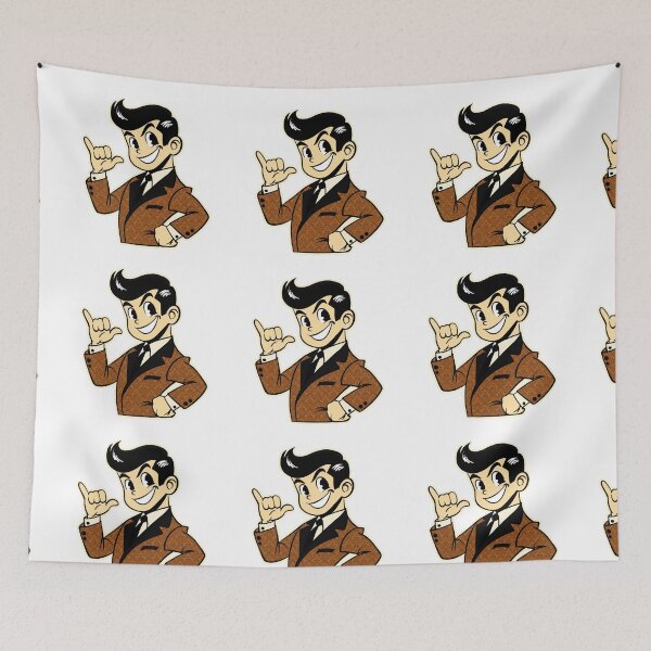 Item preview, Retro style cartoon gentleman Don’t Worry  designed and sold by JuKoArt.