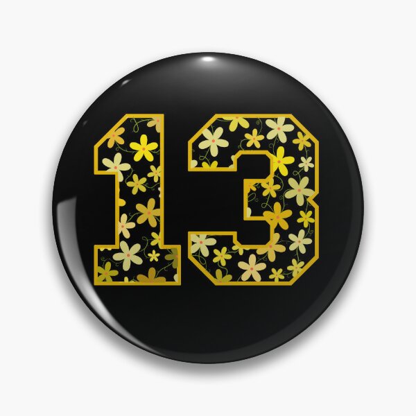 Item preview, Varsity Number Floral 13 designed and sold by rogue-design.