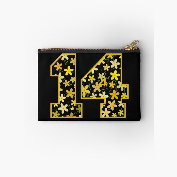Item preview, Varsity Number Floral 14 designed and sold by rogue-design.