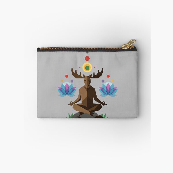 Item preview, Zen Moose Meditating on a Rock Design by EgyApe designed and sold by egyape ⭐⭐⭐⭐⭐.