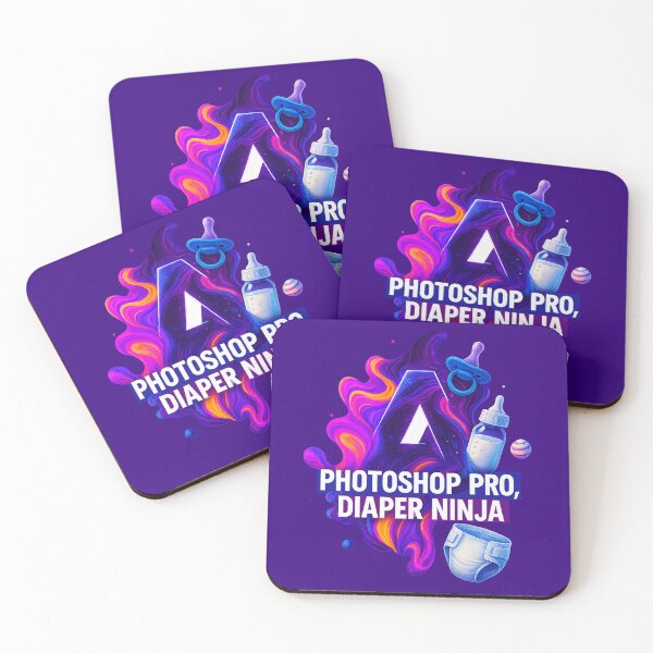 Item preview, Photoshop Pro, Diaper Ninja – Funny Graphic Designer Dad Gift designed and sold by Sepinik.