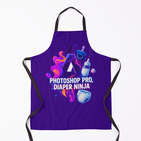 Item preview, Photoshop Pro, Diaper Ninja – Funny Graphic Designer Dad Gift designed and sold by Sepinik.