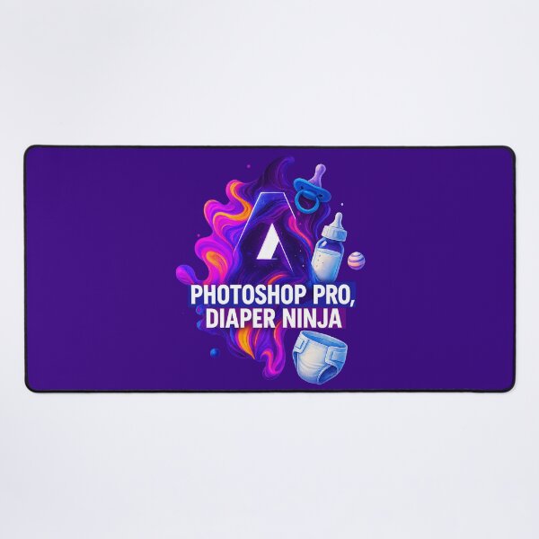 Item preview, Photoshop Pro, Diaper Ninja – Funny Graphic Designer Dad Gift designed and sold by Sepinik.