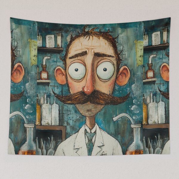 Item preview, Funny Scientist - Comical Science Experiment designed and sold by bapupa.