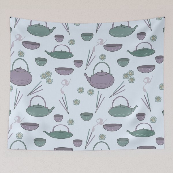 Item preview, Teatime- Japanese tea service in pastel designed and sold by CgkX.