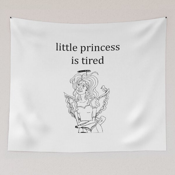Item preview, LITTLE PRINCESS IS TIRED designed and sold by juroman.
