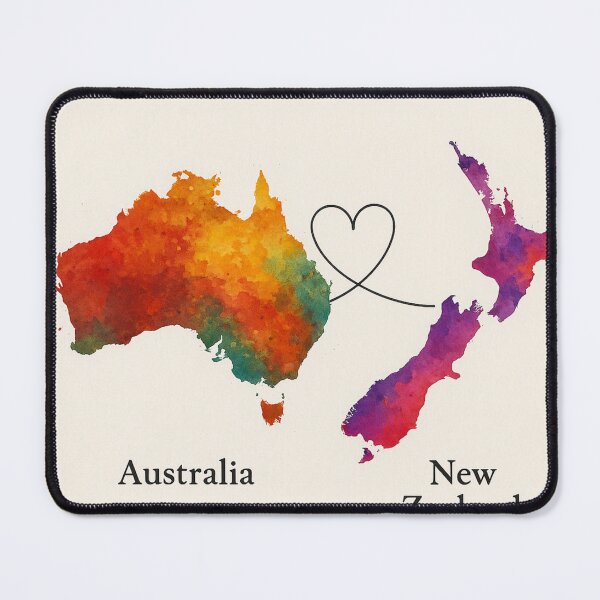 Item preview, Australia New Zealand Watercolor Bond designed and sold by Aryabek.