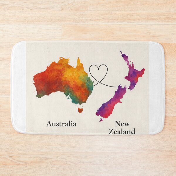 Item preview, Australia New Zealand Watercolor Bond designed and sold by Aryabek.