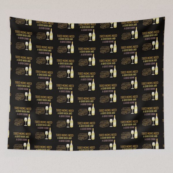 Item preview, Mom Life Essentials – Wine, Books, and Quiet Moments designed and sold by WHDProduction45.