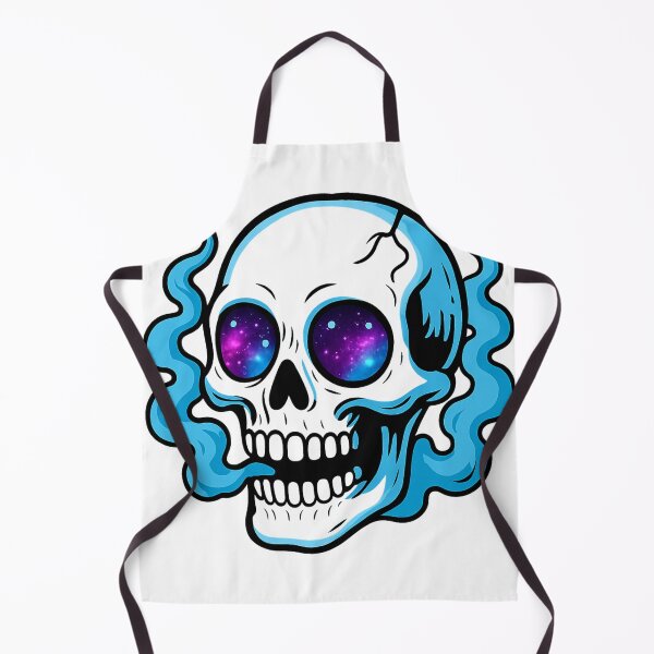 Item preview, Galaxy Eyes Skull – Cosmic Vapor Skull Art – Psychedelic Space Skeleton designed and sold by VIBE CRAFT STUDIO.