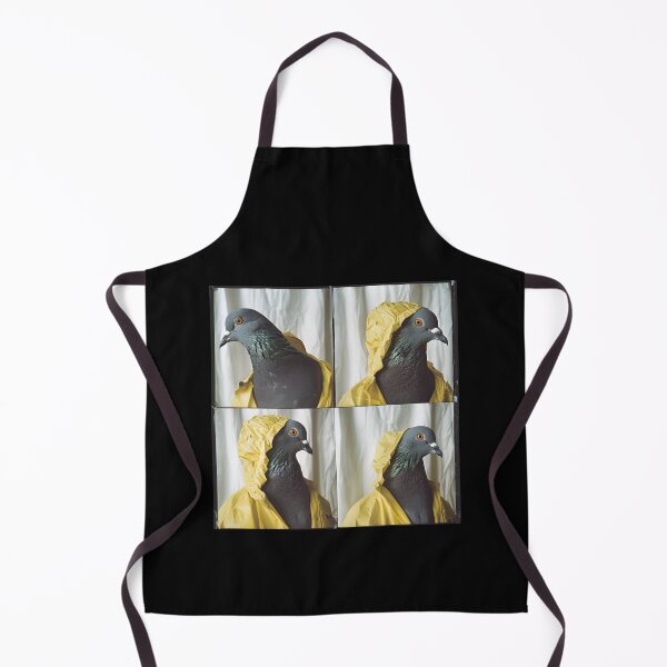 Item preview, Funny Pigeon in Raincoat Photobooth – Quirky Animal Bird Lover Art designed and sold by RockFireMerch.