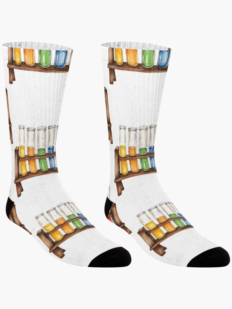 Thumbnail 3 of 5, Socks, Science - Test Tube Rack Display designed and sold by bapupa.