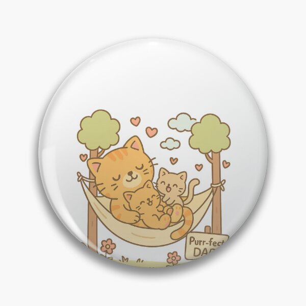 Item preview, Purr-fect Cat Dad in Hammock designed and sold by Daniel-DL.