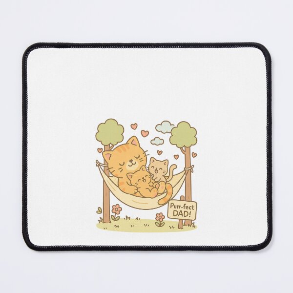 Item preview, Purr-fect Cat Dad in Hammock designed and sold by Daniel-DL.