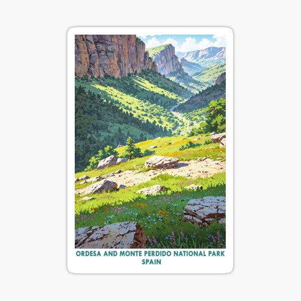 Artikelvorschau, Wunderschöner Nationalpark Ordesa und Monte Perdido, Spanien entworfen und verkauft von Worldscape Wonders.