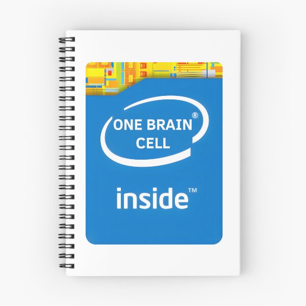 Item preview, INTEL / ONE BRAIN CELL inside designed and sold by DarrenAshenOne.