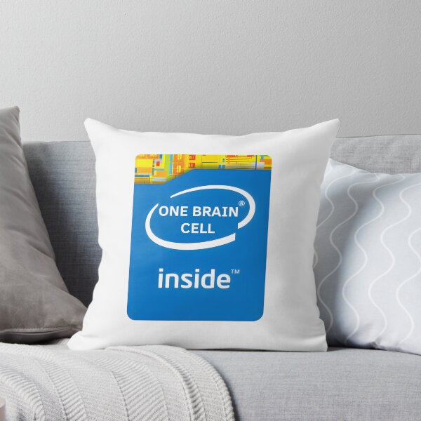 Item preview, INTEL / ONE BRAIN CELL inside designed and sold by DarrenAshenOne.