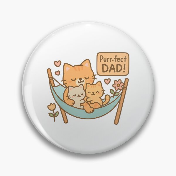 Item preview, Purr-fect Dad Cat Hammock Trio designed and sold by Daniel-DL.