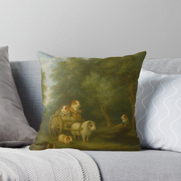 Item preview, The Market Cart – Guinea Pig Pastoral (After Gainsborough) designed and sold by gandolfwizard.
