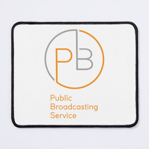 Item preview, Modern Circular PBS Logo with Orange and Gray Lines designed and sold by SarkisovaNune.