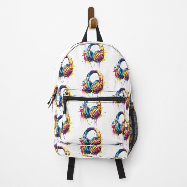 Item preview, Bright Graffiti Style Headphones with Paint Drips designed and sold by Mariana Shymkovych.