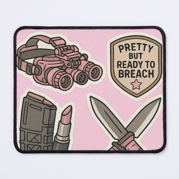 Item preview, Killer Cutie - Ironic Tactical Girl Vol.1 designed and sold by YourNerdySupply.