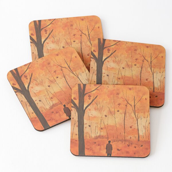 Item preview, Autumn Background - Falling Leaves Scene designed and sold by bapupa.