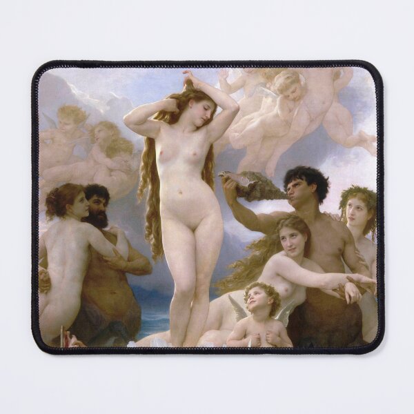 Item preview, The Birth of Venus (1879) neoclassical oil painting by William-Adolphe Bouguerea designed and sold by stevepmp.