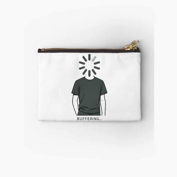 Item preview, Buffering Head – Tech Glitch wellbing mental health designed and sold by Shoot-The-Moon.