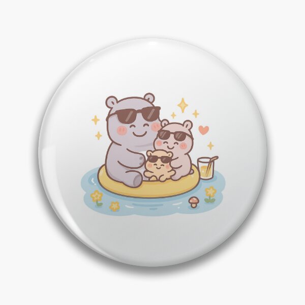 Item preview, Hippo Float – Coolest Dad in the Pool designed and sold by Daniel-DL.
