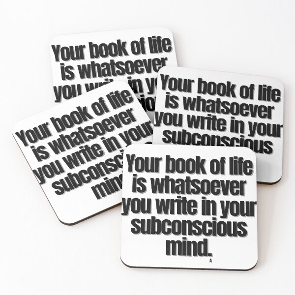 Item preview, Your book of life is whatsoever you write in your subconscious mind. designed and sold by Finds.