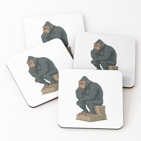 Item preview, The Thinker - Gorillla Design Art designed and sold by sunbeamstudios.