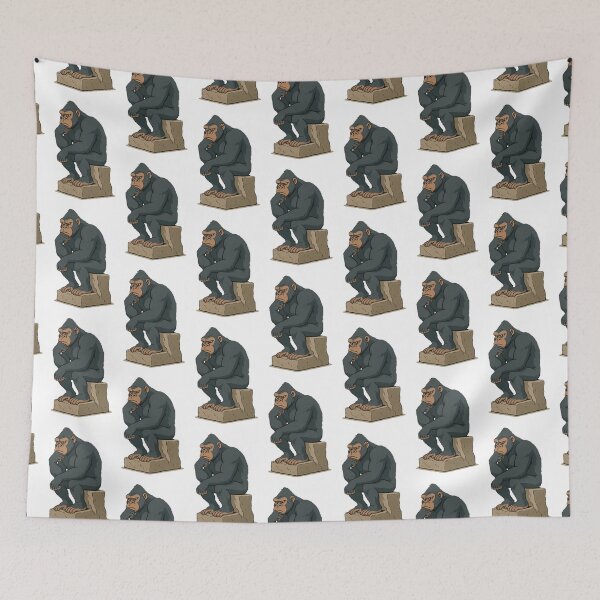 Item preview, The Thinker - Gorillla Design Art designed and sold by sunbeamstudios.