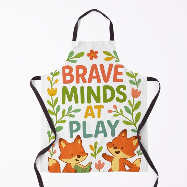 Item preview, Brave Minds at Play – Fox-Themed Empowerment Poster for Kids designed and sold by Educational Prints & Fun ABC Designs.