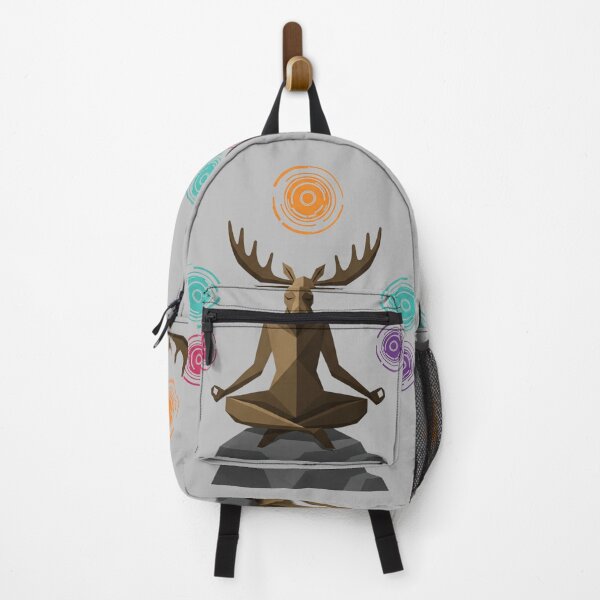 Item preview, Meditative Moose Sitting on a Rock Design by EgyApe designed and sold by egyape ⭐⭐⭐⭐⭐.