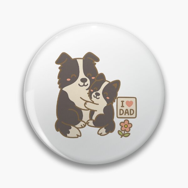 Item preview, Border Collie Dad Hug with Transparent Background designed and sold by Daniel-DL.