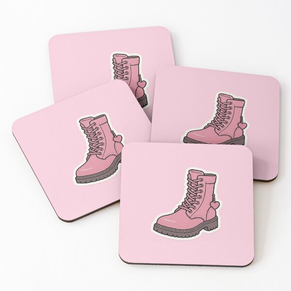 Item preview, Combat Boot with Heart Charm - Pink Power Vol.2 designed and sold by YourNerdySupply.