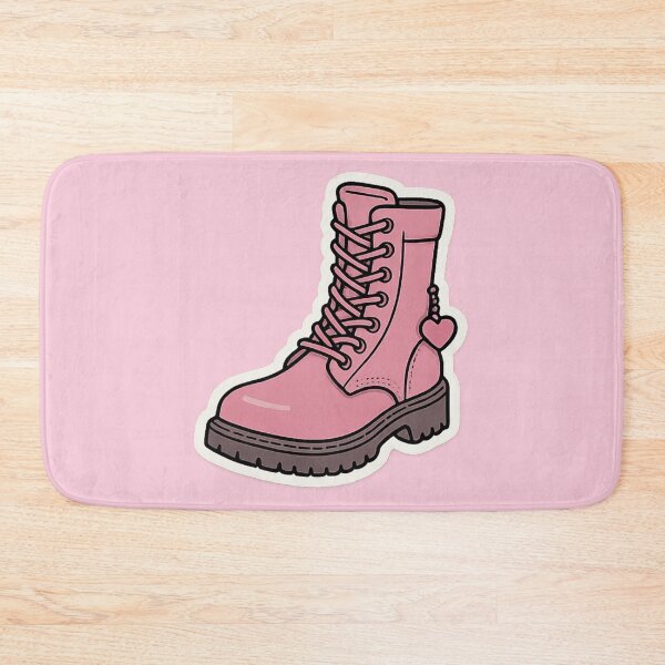 Item preview, Combat Boot with Heart Charm - Pink Power Vol.2 designed and sold by YourNerdySupply.