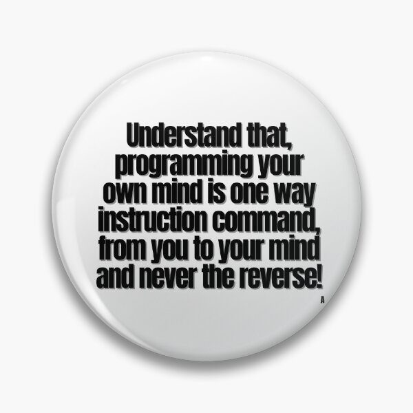 Item preview, Understand that, programming your own mind is one way instruction command, from you to your mind and never the reverse! designed and sold by Finds.