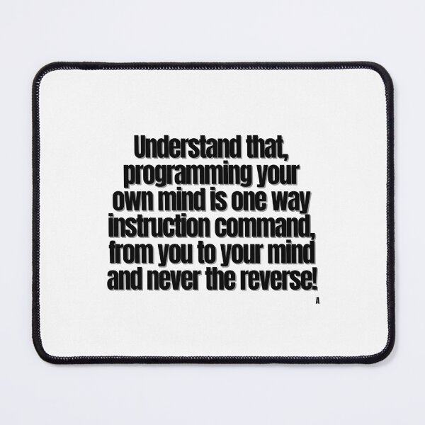 Item preview, Understand that, programming your own mind is one way instruction command, from you to your mind and never the reverse! designed and sold by Finds.