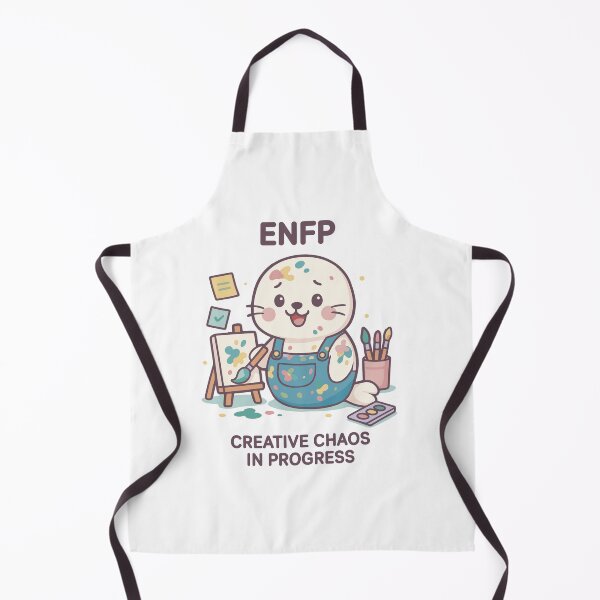 Item preview, ENFP kawaii seal – creative chaos in progress designed and sold by SealSquad.