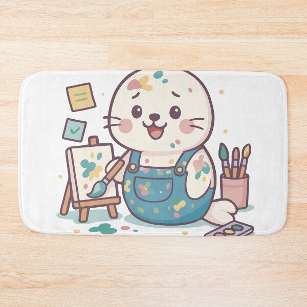 Item preview, ENFP kawaii seal – creative chaos in progress designed and sold by SealSquad.