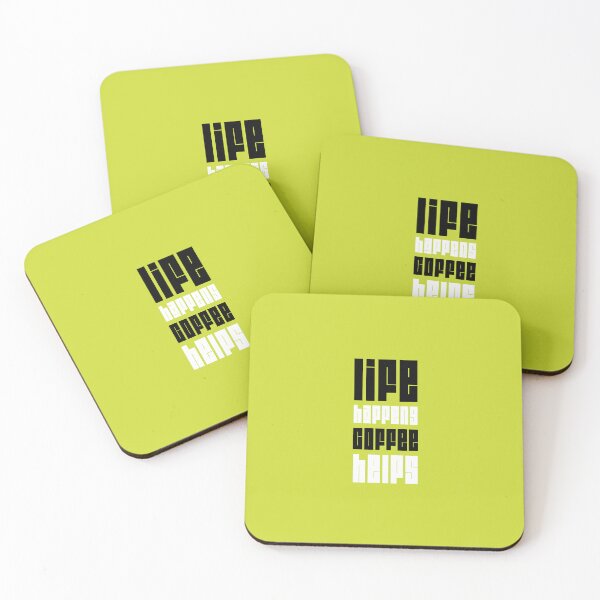 Item preview, Life happens, coffee helps  designed and sold by Vanich-Panich.