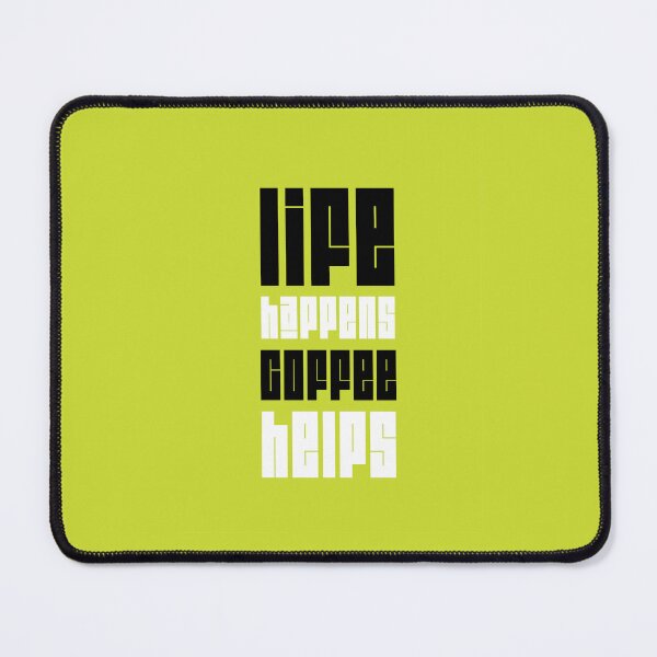 Item preview, Life happens, coffee helps  designed and sold by Vanich-Panich.
