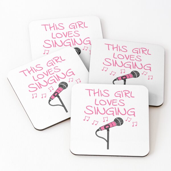 Item preview, This Girl Loves Singing, Female Vocalist, Singer Musician designed and sold by doodlerob.