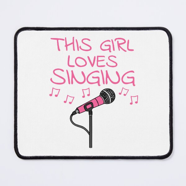 Item preview, This Girl Loves Singing, Female Vocalist, Singer Musician designed and sold by doodlerob.